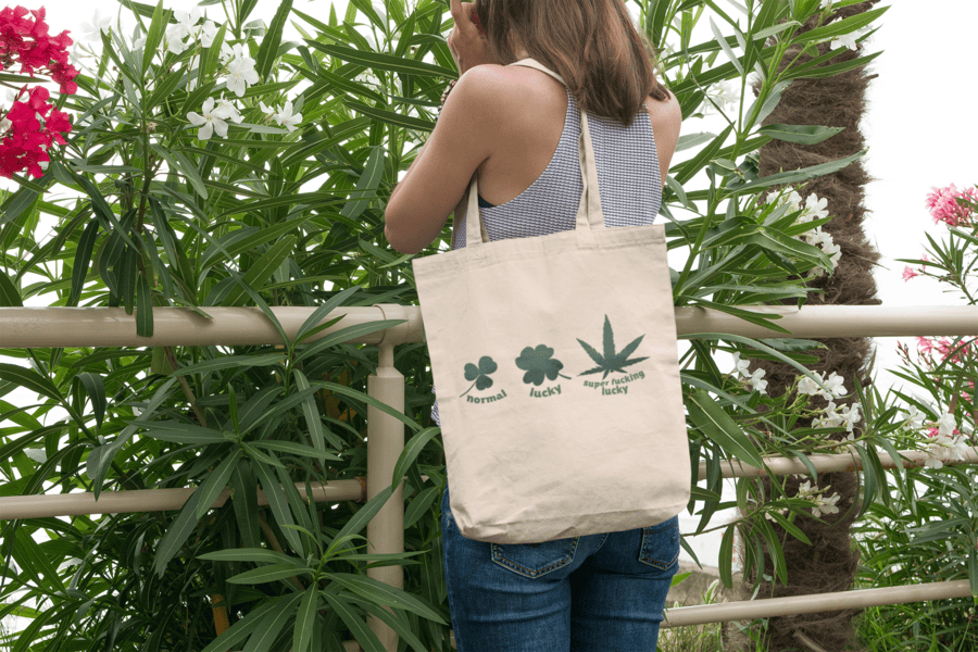 plátená taška bavlna Lucky mk